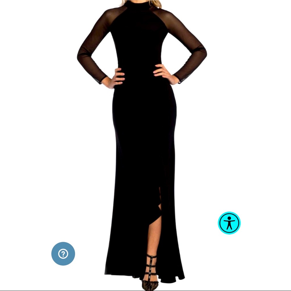 Beautiful black gown perf for any wedding or black tie occasion! ONLY WORN ONCE